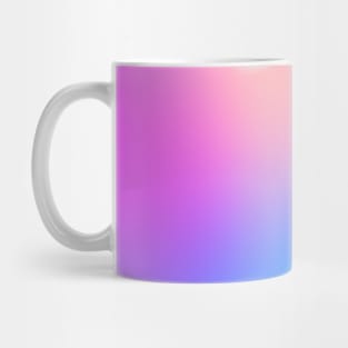 Rainbow Colors Abstract Blurry Gradient Ombre Soft Tie Dye Look Mug